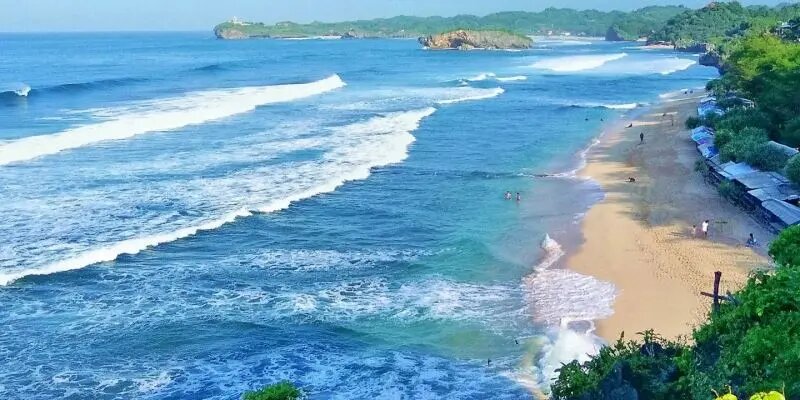 Yogyakarta's Famous Beach Tourism with Beautiful Panorama